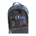 Fabricación de productos promocionales bajo estándares locales de calidad, mochila cambridge azul