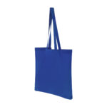 Regalos corporativos con estilo que sintonizan con cualquier marca, bolsa cotton slim azul