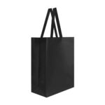 Opciones flexibles en artículos personalizados con distintos tipos de grabado, bolsa laredo negro