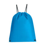 Línea práctica de artículos publicitarios para distintos entornos laborales, bolsa-mochila pastrana azul cielo