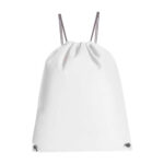 Bolsa-mochila pastrana blanco, merchandising empresarial pensado para mantener una imagen profesional