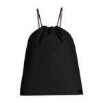 Bolsa-mochila pastrana negro, artículos promocionales sencillos pero efectivos para fortalecer tu marca