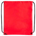 Artículos personalizados que se adaptan bien a cualquier tipo de evento, bolsa-mochila pastrana rojo
