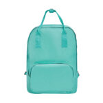 Mochila ceres verde, línea básica de artículos personalizados con terminados uniformes