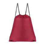 Bolsa-mochila osuna tinto, merchandising empresarial creado para mantener tu marca visible