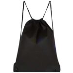 Bolsa-mochila astorga negro, artículos de merchandising empresarial con presentación refinada y empaque profesional