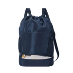 Regalos promocionales que acompañan campañas de tu marca o lanzamientos de producto, bolsa-mochila taska azul