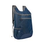 Mochila voyage azul, propuestas funcionales en regalos promocionales con personalización puntual