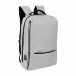 Diseños funcionales en merchandising empresarial de fácil distribución, mochila sisak gris