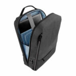Mochila sisak negro, propuestas funcionales en regalos promocionales con personalización puntual