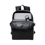 Mochila puki negro, modelos de artículos promocionales que mantienen tu marca visible