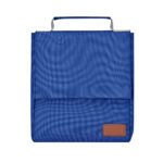 Productos creados para mantener la cercanía y el recuerdo de tu marca, lonchera estefa azul