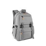 Línea de regalos empresariales pensados para relaciones que duran, mochila oranssi gris