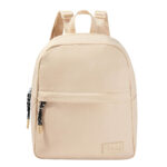 Merchandising empresarial con enfoque práctico y excelente imagen, mochila meddal beige
