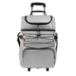 Regalos publicitarios fabricados con materiales de alta calidad y excelente terminado, hielera trolley olwen gris