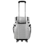 Opciones de regalos empresariales que combinan practicidad y representación, hielera trolley olwen gris