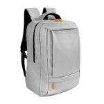 Mochila akazi gris, artículos publicitarios elaborados con materiales de calidad y buen acabado