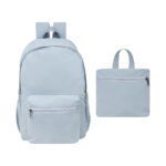 Líneas completas de merchandising empresarial con atención personalizada, mochila alus azul