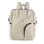 Artículos de merchandising que fortalecen la identidad de tu marca, mochila-lonchera vertex gris