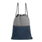 Bolsa-mochila malora azul, colecciones de merchandising empresarial desarrolladas con base en funcionalidad