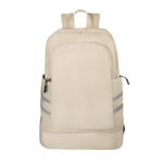 Merchandising empresarial de línea práctica para distintas áreas de trabajo, mochila nest beige