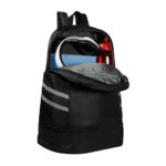 Mochila nest negro, regalos corporativos con atención especial en los detalles de impresión