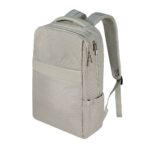 Artículos promocionales que buscan generar confianza y buena percepción, mochila zuidas gris