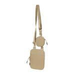 Mini bolsa michel beige, regalos publicitarios sencillos, prácticos y para distribuir