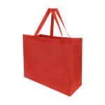Bolsa basko rojo, artículos de merchandising para empresas con distintas técnicas de personalización