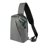 Mochila de viaje zarek gris, artículos de merchandising disponibles con tus colores institucionales