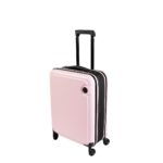 Modelos finos de artículos personalizados que mantienen elegancia visual, maleta trolley klink rosa