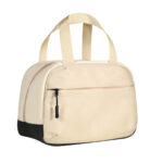 Artículos que reflejan el compromiso de tu marca con su imagen y su cliente, lonchera kirean beige