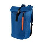Regalos publicitarios con presentación refinada para entrega institucional, mochila lift azul