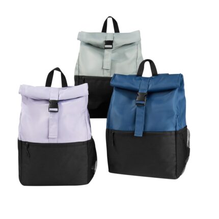Mochila sanya, línea de merchandising empresarial enfocada en calidad y funcionalidad
