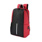 Mochila ligne rojo, regalos promocionales disponibles en diferentes estilos y colores institucionales