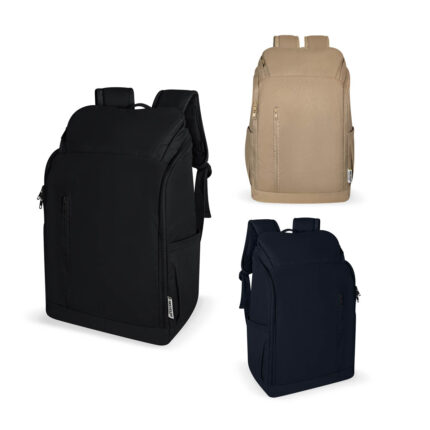Diseños en regalos promocionales enfocados en practicidad y visibilidad , mochila baum