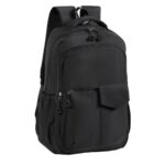 Merchandising empresarial con distintas opciones de personalización, mochila ayme negro