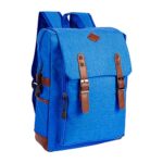 Artículos publicitarios fabricados con control de calidad verificada, mochila skadi azul