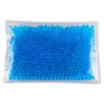 Alternativas de regalos corporativos prácticos y representativos, compresa de gel azul