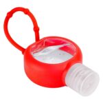 Opciones prácticas en artículos promocionales para todo tipo de negocio, gel sanitizante onsella rojo