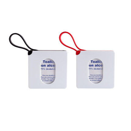 Artículos promocionales y personalizados con entrega directa desde guadalajara, estuche con pads de alcohol