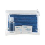 Set sanitizante córcega, merchandising empresarial con enfoque práctico y excelente imagen