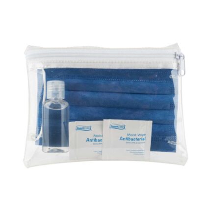 Set sanitizante córcega, merchandising empresarial con enfoque práctico y excelente imagen