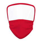 Careta con cubrebocas quebec rojo, selección fina de productos promocionales con materiales de calidad