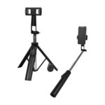 Artículos personalizados con diseño clásico y presentación refinada, selfie stick surat negro