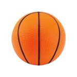 Regalos corporativos para personalización en grabado o impresión, pelota anti-stress basketball