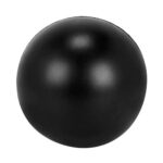 Pelota anti-stress lisa negro, artículos de merchandising empresarial diseñados para durabilidad