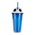 Vaso champion azul, productos promocionales con buena aceptación entre clientes y colaboradores