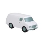 Línea funcional de artículos promocionales con buena aceptación en eventos, camioneta anti-stress blanco