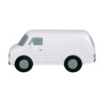 Regalos corporativos con presentación elegante y empaque de buena calidad, camioneta anti-stress blanco